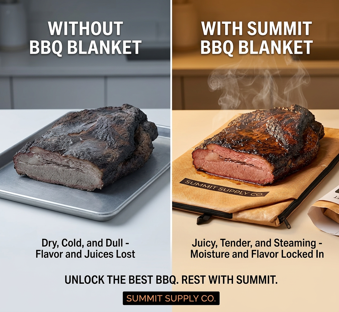 BBQ Meat Blanket flat view